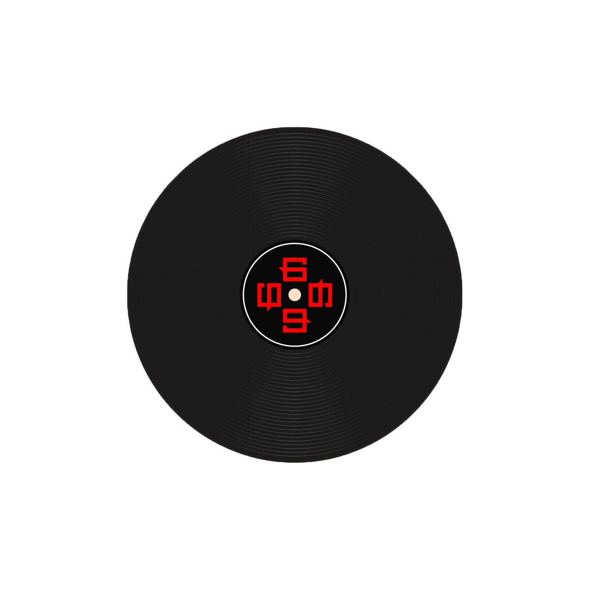 Vinyl Record Disc Retro Music Coasters