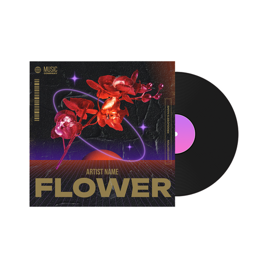 Faux Blank Vinyl Records for Wall Aesthetic